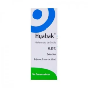 Medicamentos Hyabak para la sequedad ocular