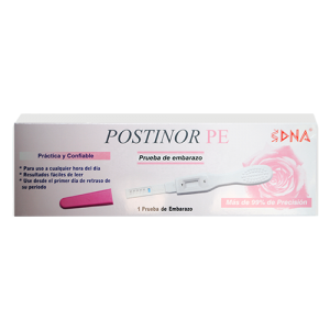 Farmacias del Ahorro, Prueba de embarazo Postinor Ultrasensible.