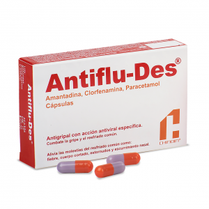 medicamento Amantadina, Clorfenamina y Paracetamol