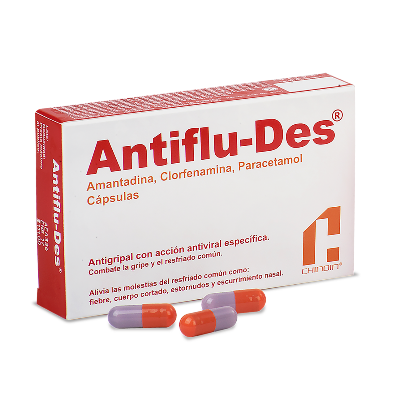 Ceder avaro Siesta Qué es Amantadina, Clorfenamina y Paracetamol ▷ Para qué Sirve y Dosis